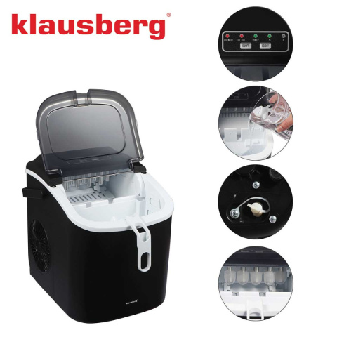 AUTOMATIC ICE MAKER 1.2L 100W KLAUSBERG KB-7882