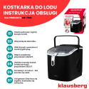 AUTOMATIC ICE MAKER 1.2L 100W KLAUSBERG KB-7882