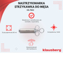 STALOWA NASTRZYKIWARKA 60ml DO PEKLOWANIA MIĘSA KLAUSBERG KB-7842