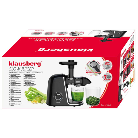 SOKOWIRÓWKA WYCISKARKA WOLNOOBROTOWA KLAUSBERG KB-7866