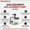 SOKOWIRÓWKA WYCISKARKA WOLNOOBROTOWA KLAUSBERG KB-7868