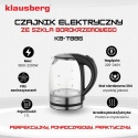 CZAJNIK ELEKTRYCZNY SZKLANY 1,7L KLAUSBERG KB-7886 LED