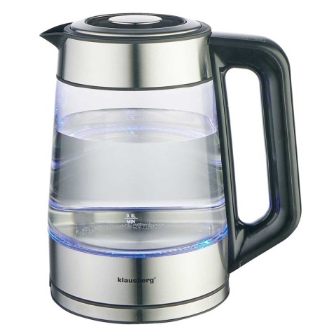 CZAJNIK ELEKTRYCZNY SZKLANY 1,7L KLAUSBERG KB-7888 LED RGB