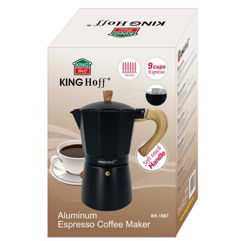 KAWIARKA ZAPARZACZ DO KAWY 450ml KINGHOFF KH-1887 INDUKCJA