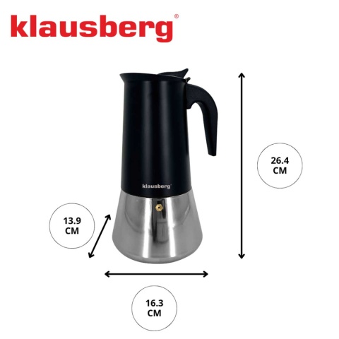 KAWIARKA ZAPARZACZ DO KAWY 600ml KLAUSBERG KB-7847 INDUKCJA