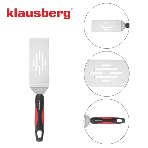 ŁOPATKA STALOWA 36 cm DO GRILLA KLAUSBERG KB-7897