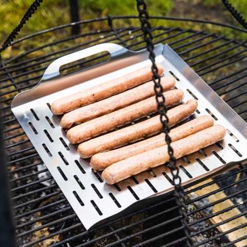 STALOWA TACA 37x31cm DO GRILLA GRILLOWANIA KINGHOFF KH-1917