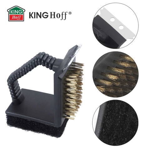 SZCZOTKA STALOWA DO CZYSZCZENIA RUSZTU GRILLA KINGHOFF KH-1913