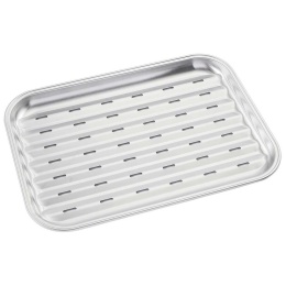 STALOWA TACA 34x24,5cm DO GRILLA GRILLOWANIA KINGHOFF KH-1916