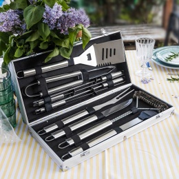ZESTAW PRZYBORÓW DO GRILLA GRILLOWANIA W WALIZCE KLAUSBERG KB-7901