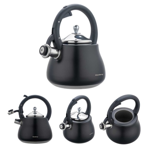 CZAJNIK STALOWY Z GWIZDKIEM 2,8L KLAUSBERG KB-7918