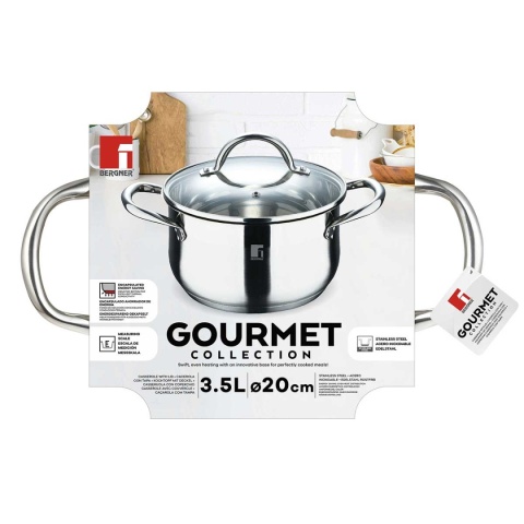 GARNEK STALOWY BERGNER 3,3L GOURMET LINE BG-6507
