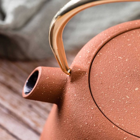 ZAPARZACZ ŻELIWNY IMBRYK 1L Z FILTREM KINGHOFF KH-1933