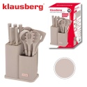 ZESTAW NOŻY I PRZYBORÓW KUCHENNYCH Z DESKĄ W STOJAKU KLAUSBERG KB-7935