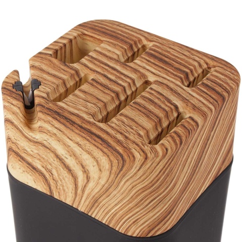 ZESTAW NOŻY KUCHENNYCH W STOJAKU Z OSTRZAŁKĄ 3775