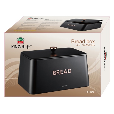 ELEGANCKI CHLEBAK STALOWY KINGHOFF KH-1948