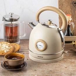 CZAJNIK ELEKTRYCZNY 1,8L Z TERMOMETREM KLAUSBERG KB-7906 RETRO