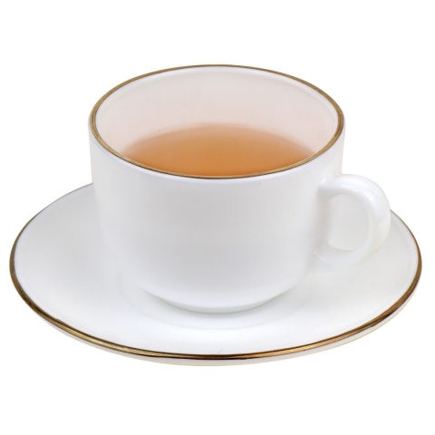 ZESTAW KAWOWY 6 FILIŻANEK ZE SPODECZKAMI KINGHOFF OPAL KH-1929