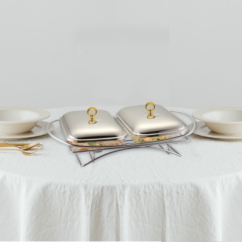 PODGRZEWACZ ŻAROODPORNY STOŁOWY 2x1,5L KLAUSBERG KB-7922