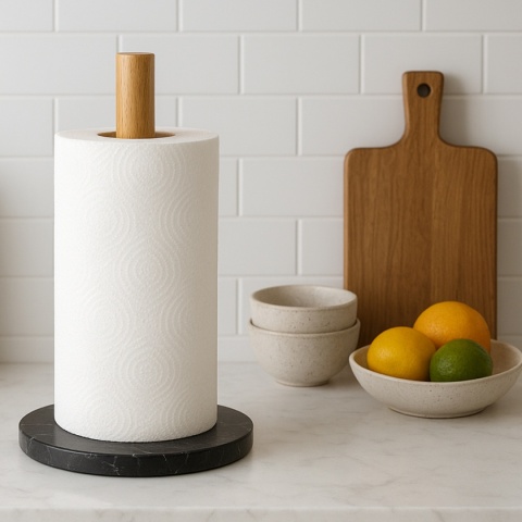 STOJAK NA RĘCZNIKI PAPIEROWE Z MARMUROWĄ PODSTAWĄ 3380