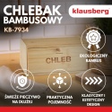 CHLEBAK POJEMNIK BAMBUSOWY NA PIECZYWO KLAUSBERG KB-7934
