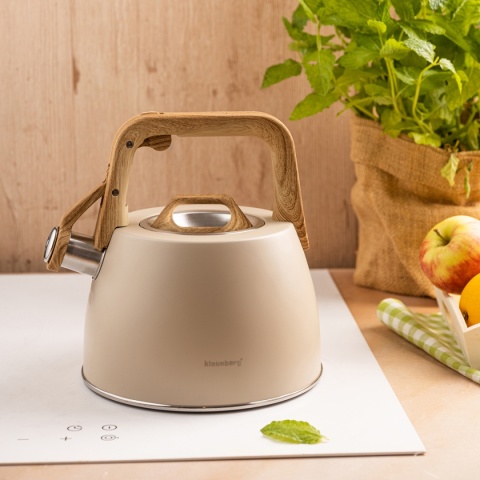 CZAJNIK STALOWY Z GWIZDKIEM 2,5L KLAUSBERG KB-7917