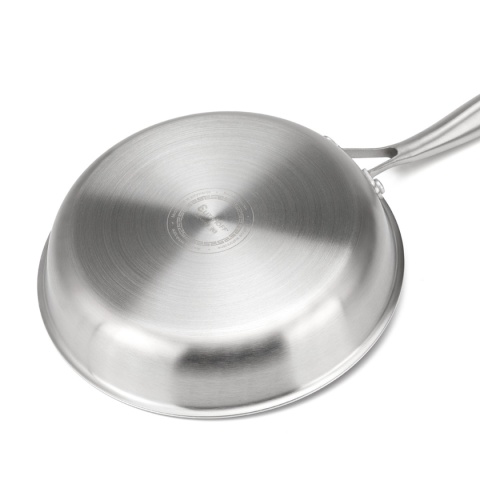 PATELNIA STALOWA 24cm Z POWŁOKĄ PLASTER MIODU E-7547