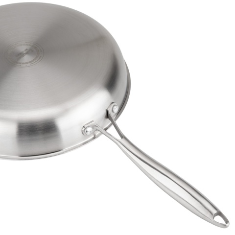 PATELNIA STALOWA 30cm Z POWŁOKĄ PLASTER MIODU E-7550