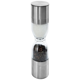 PODWÓJNY MŁYNEK KLEPSYDRA DO PIEPRZU I SOLI ORION 130181