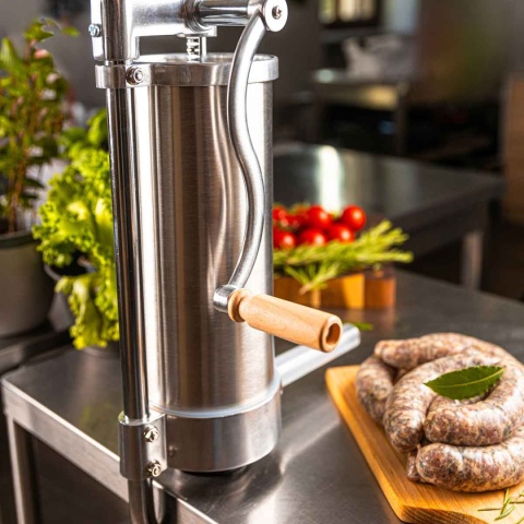 RĘCZNA NADZIEWARKA DO KIEŁBASY 3kg KLAUSBERG KB-7926 PIONOWA