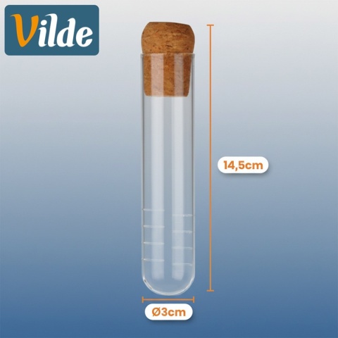 ZAPARZACZE SZKLANE FIOLKI DO HERBATY ZIÓŁ 3 szt. 259425