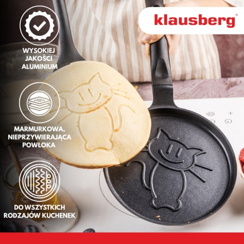 PATELNIA DO NALEŚNIKÓW Z KOTKIEM 18cm KLAUSBERG KB-7973
