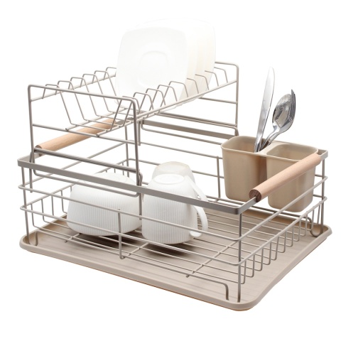 SUSZARKA DWUPOZIOMOWA DO NACZYŃ Z OCIEKACZEM I TACĄ 4027