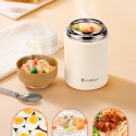 TERMOS OBIADOWY 500ml Z MISKĄ I SKŁADANĄ ŁYŻKĄ E-8250