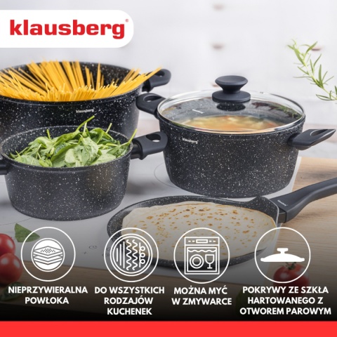 ZESTAW 7 ELEM. GARNKÓW MARMURKOWYCH KLAUSBERG KB-7962