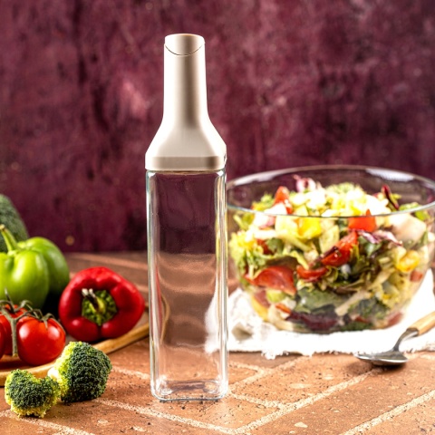 BUTELKA 500ml Z NALEWAKIEM DO OCTU I OLIWY KINGHOFF KH-2004