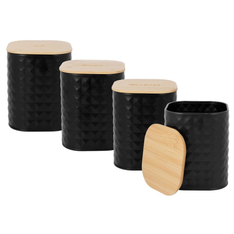 BREAD BOX WITH SET OF KITCHEN CONTAINERS 2754