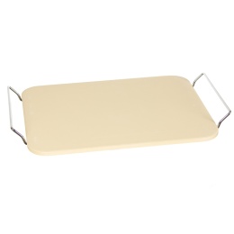 KAMIEŃ SZAMOT DO PIECZENIA I SERWOWANIA PIZZY 38x30cm 2929