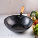 WOK Z POWŁOKĄ MARMURKOWĄ 30cm KINGHOFF KH-1983