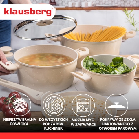 ZESTAW 7 ELEM. GARNKÓW MARMURKOWYCH KLAUSBERG KB-7963