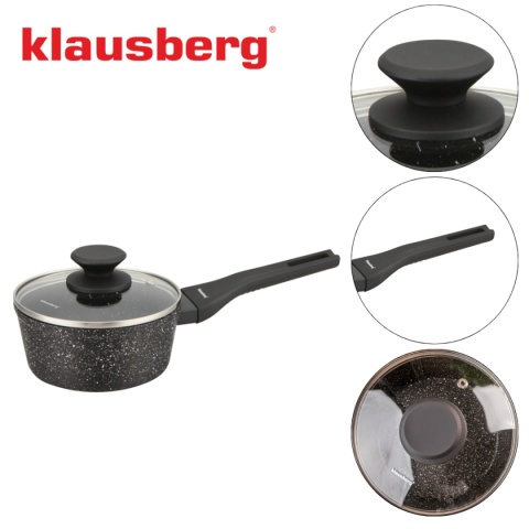 RONDELEK MARMUROWY 1,2l Z POKRYWĄ KLAUSBERG KB-7986