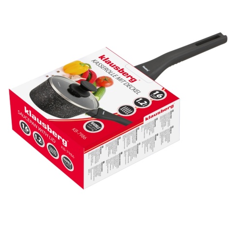 RONDELEK MARMUROWY 1,2l Z POKRYWĄ KLAUSBERG KB-7986