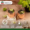 ZESTAW STALOWYCH KUBKÓW 500ml DO DRINKÓW MOSCOW MULE KINGHOFF KH-2000