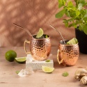 ZESTAW STALOWYCH KUBKÓW 500ml DO DRINKÓW MOSCOW MULE KINGHOFF KH-2000