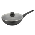 PATELNIA MARMURKOWA GŁĘBOKA WOK 28cm Z POKRYWĄ KLAUSBERG 28cm KB-7990
