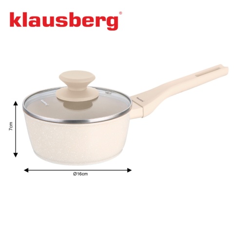 RONDELEK MARMUROWY 1,2l Z POKRYWĄ KLAUSBERG KB-7987