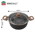 GARNEK MARMUROWY Z KOSZEM DO SMAŻENIA KINGHOFF KH-1985 4L