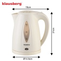 CZAJNIK ELEKTRYCZNY 1,2L KLAUSBERG KB-9001