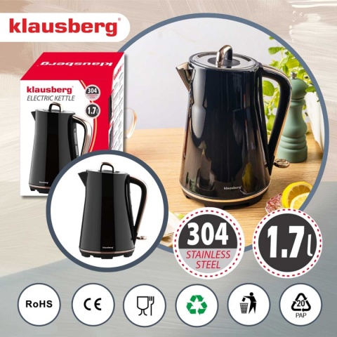 CZAJNIK ELEKTRYCZNY 1,7L KLAUSBERG KB-9015
