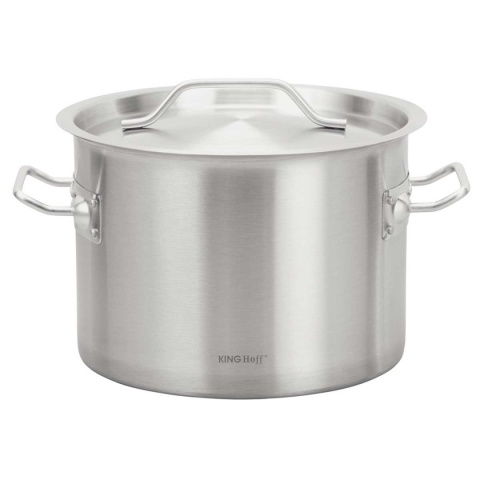 GARNEK GASTRONOMICZNY Z POKRYWĄ STALOWĄ Ø25cm 9L KINGHOFF KH-2021